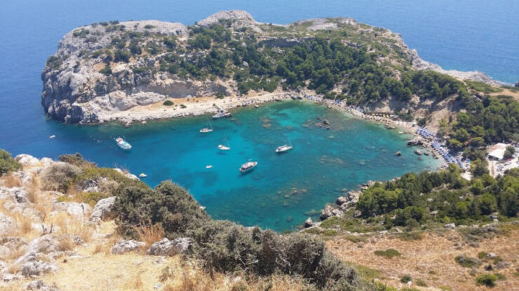 Anthony-Quinn-Bucht auf Rhodos – Einer der schönsten Strände