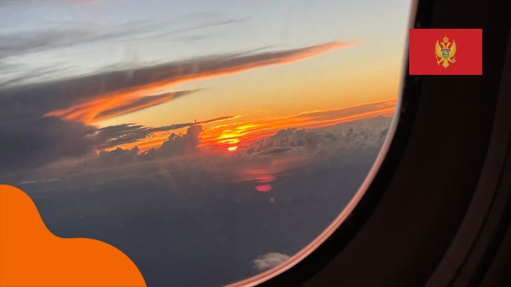 Flugzeit nach Montenegro