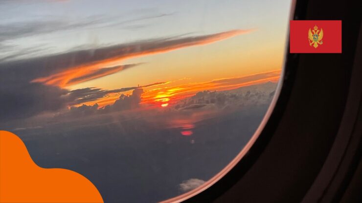 Flugzeit nach Montenegro