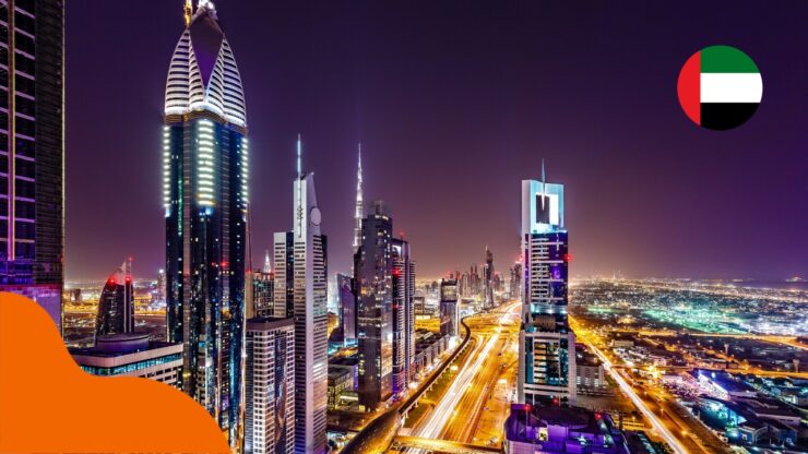 Flugzeit in die Vereinigten Arabischen Emirate