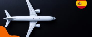 Flugzeit nach Spanien